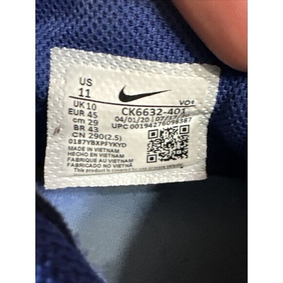 NIKE Mamba Fury Team Hyper Royal Men's Shoes Sz 11 Basketball Sneakers Blue - Picture 7 of 10